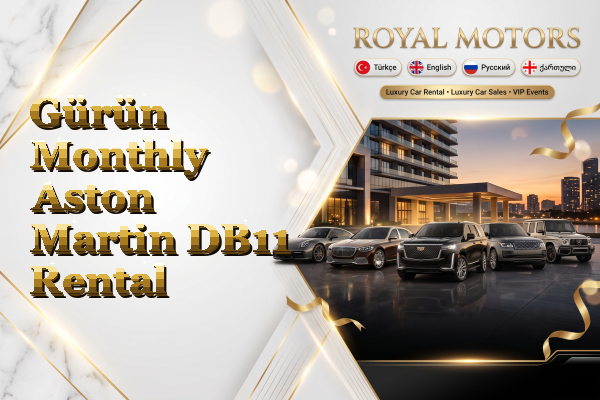 Gürün Monthly Aston Martin DB11 Rental