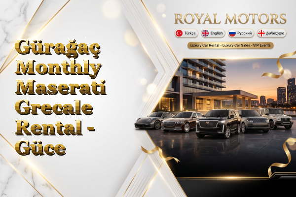 Gürağaç Monthly Maserati Grecale Rental - Güce