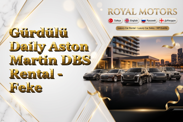 Gürdülü Daily Aston Martin DBS Rental - Feke