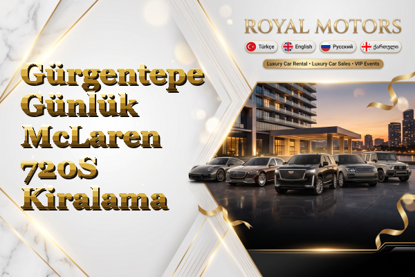 Gürgentepe Günlük McLaren 720S Kiralama