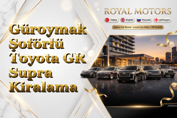 Güroymak Şoförlü Toyota GR Supra Kiralama