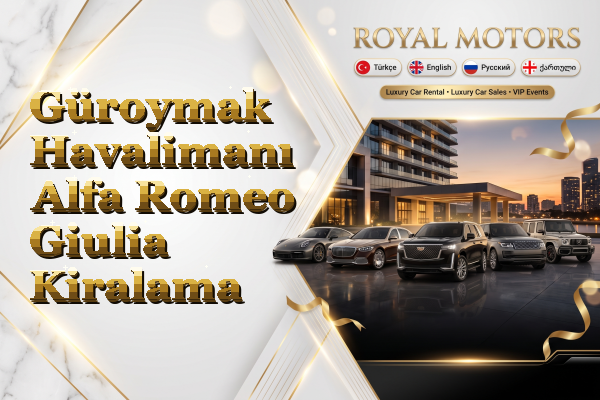 Güroymak Havalimanı Alfa Romeo Giulia Kiralama