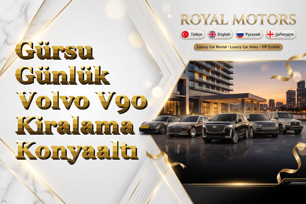 Gürsu Günlük Volvo V90 Kiralama - Konyaaltı