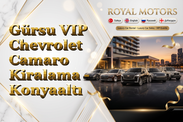 Gürsu VIP Chevrolet Camaro Kiralama - Konyaaltı