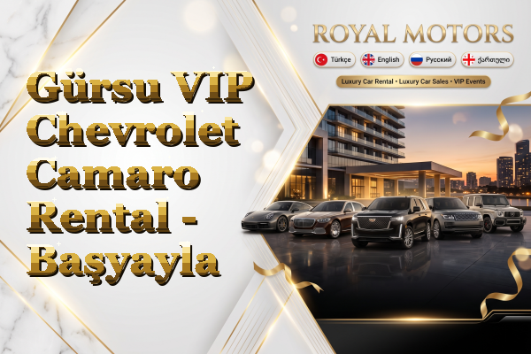 Gürsu VIP Chevrolet Camaro Rental - Başyayla