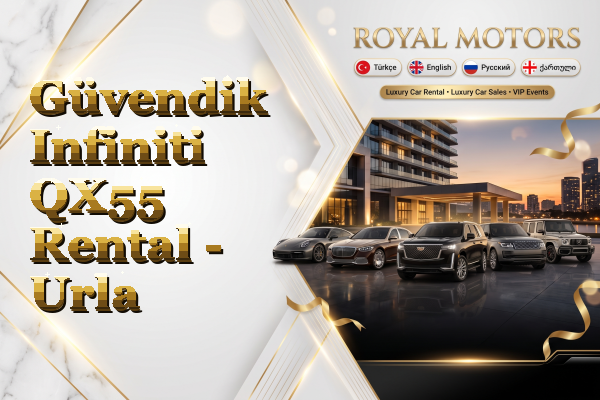 Güvendik Infiniti QX55 Rental - Urla