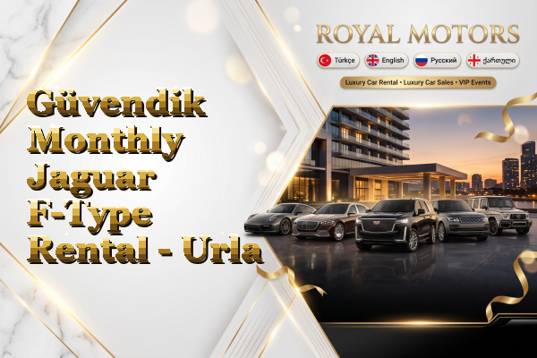 Güvendik Monthly Jaguar F-Type Rental - Urla
