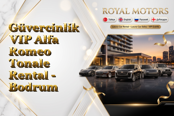 Güvercinlik VIP Alfa Romeo Tonale Rental - Bodrum