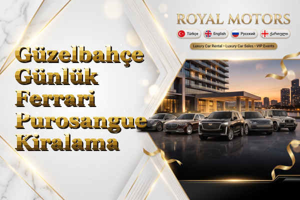 Güzelbahçe Günlük Ferrari Purosangue Kiralama