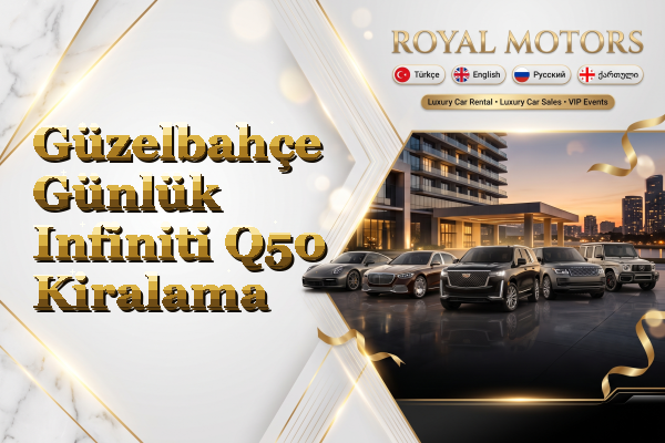 Güzelbahçe Günlük Infiniti Q50 Kiralama
