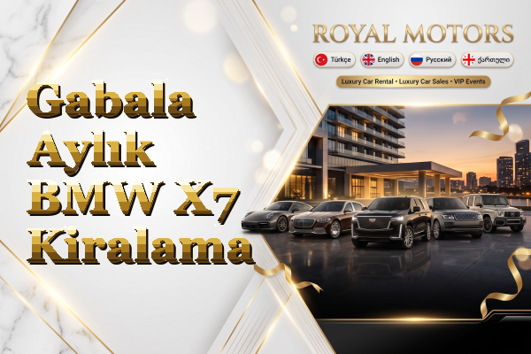 Gabala Aylık BMW X7 Kiralama