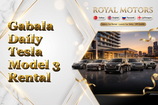 Gabala Daily Tesla Model 3 Rental