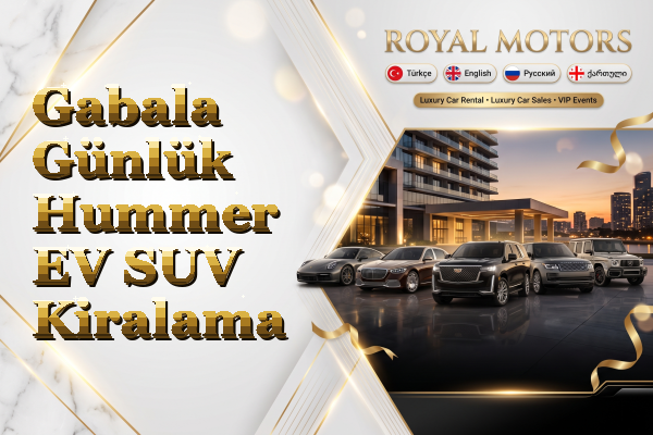 Gabala Günlük Hummer EV SUV Kiralama