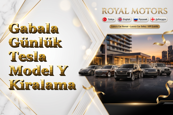Gabala Günlük Tesla Model Y Kiralama