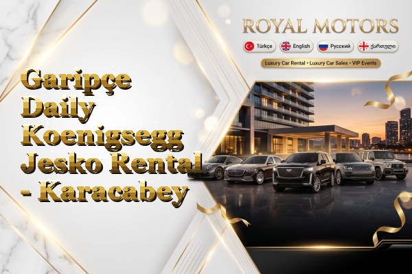 Garipçe Daily Koenigsegg Jesko Rental - Karacabey
