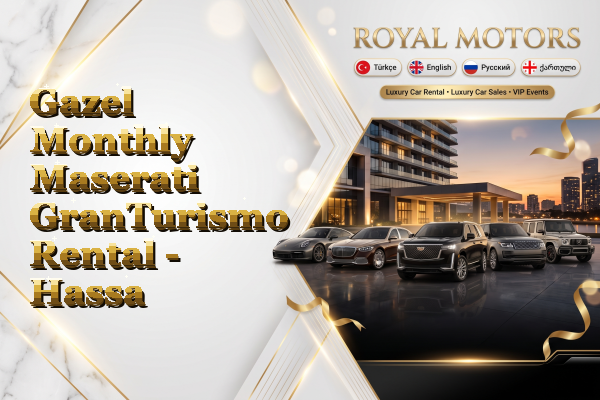 Gazel Monthly Maserati GranTurismo Rental - Hassa