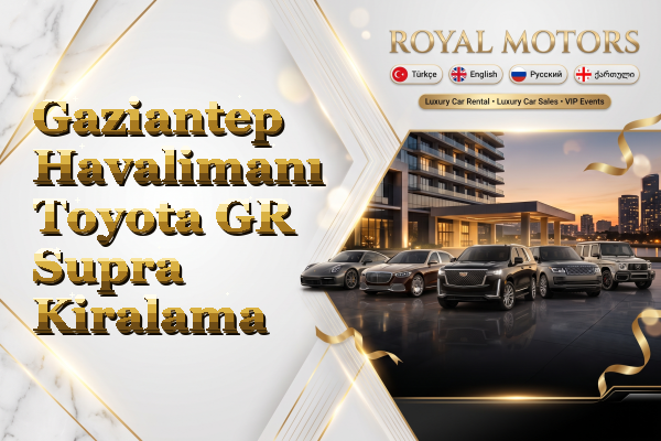 Gaziantep Havalimanı Toyota GR Supra Kiralama