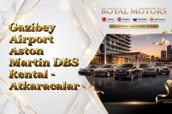 Gazibey Airport Aston Martin DBS Rental - Atkaracalar
