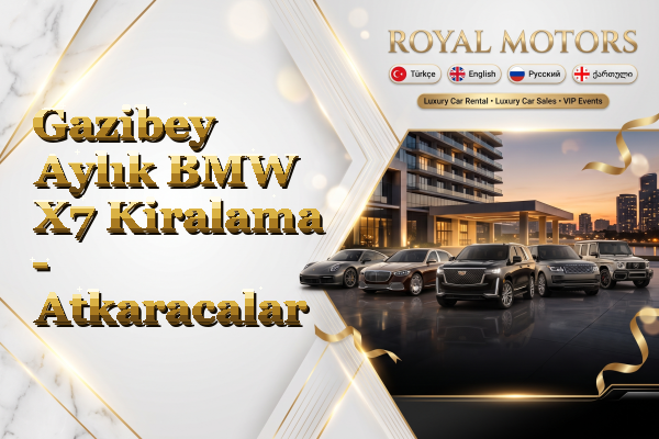 Gazibey Aylık BMW X7 Kiralama - Atkaracalar