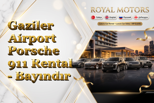 Gaziler Airport Porsche 911 Rental - Bayındır