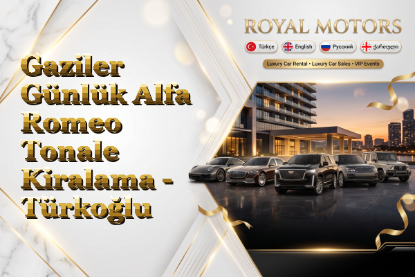 Gaziler Günlük Alfa Romeo Tonale Kiralama - Türkoğlu
