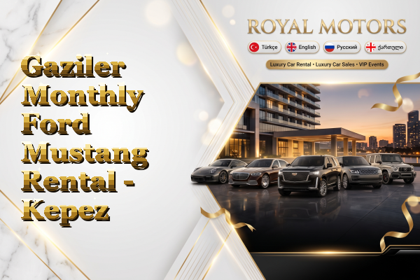 Gaziler Monthly Ford Mustang Rental - Kepez