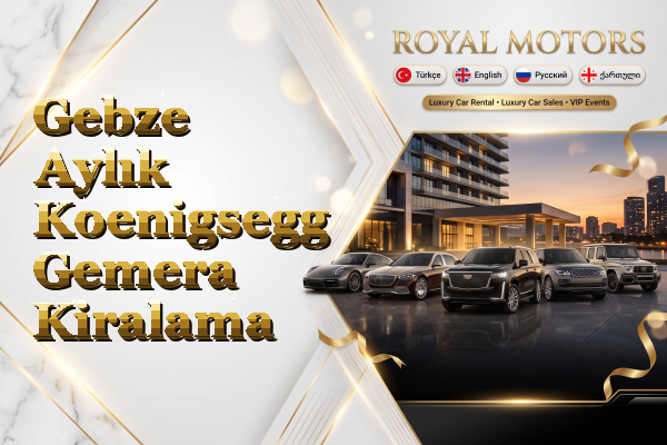 Gebze Aylık Koenigsegg Gemera Kiralama