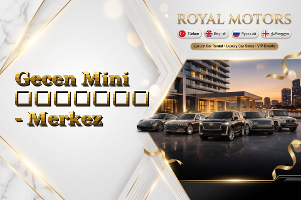 Gecen Mini გაყიდვა - Merkez