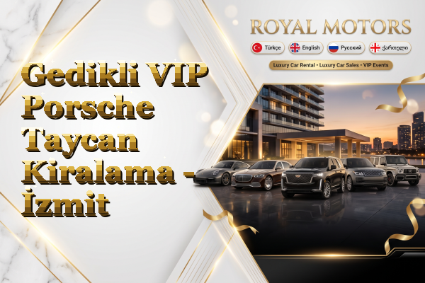 Gedikli VIP Porsche Taycan Kiralama - İzmit