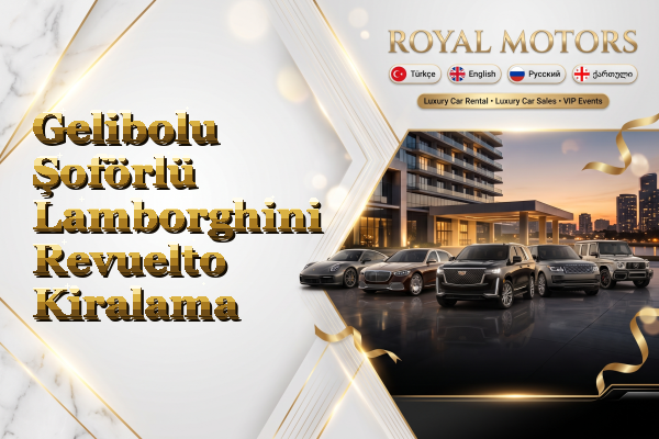 Gelibolu Şoförlü Lamborghini Revuelto Kiralama