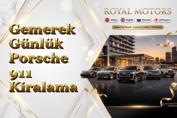 Gemerek Günlük Porsche 911 Kiralama