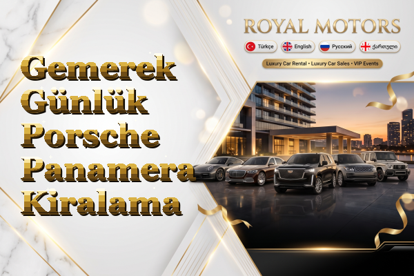 Gemerek Günlük Porsche Panamera Kiralama