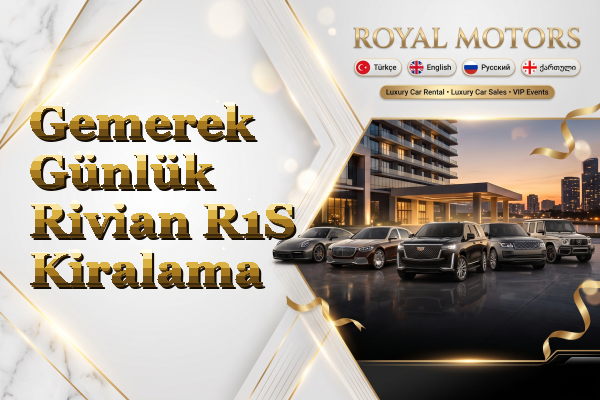 Gemerek Günlük Rivian R1S Kiralama