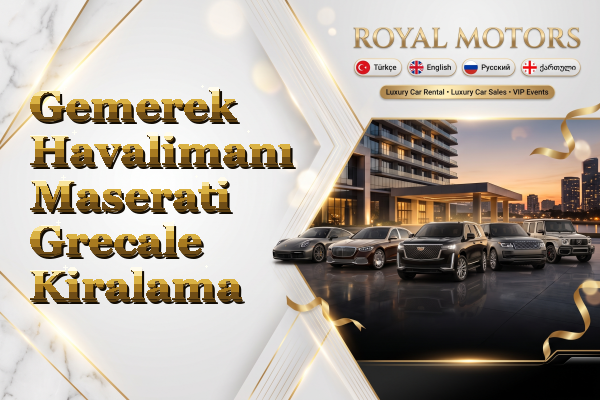Gemerek Havalimanı Maserati Grecale Kiralama