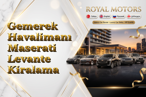 Gemerek Havalimanı Maserati Levante Kiralama