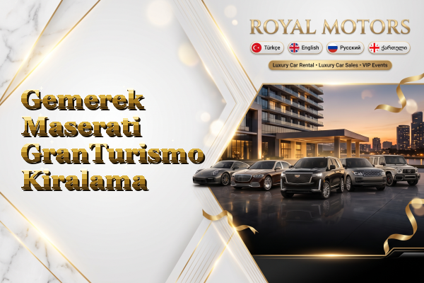 Gemerek Maserati GranTurismo Kiralama