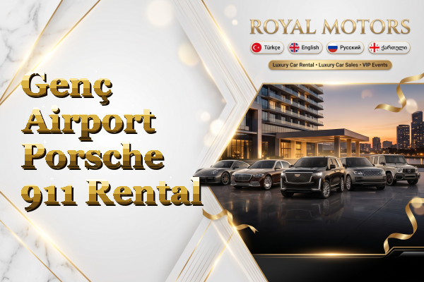 Genç Airport Porsche 911 Rental