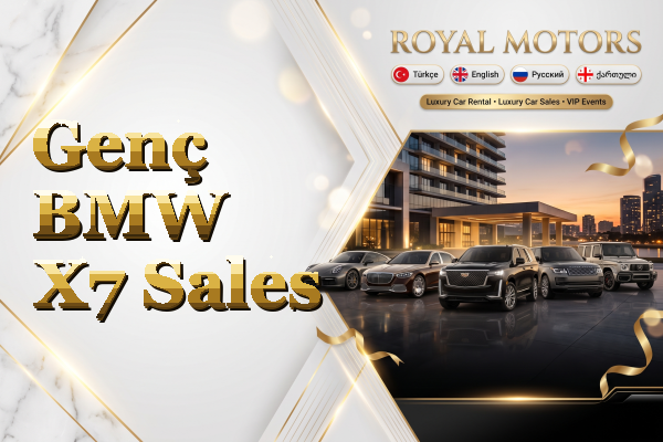 Genç BMW X7 Sales