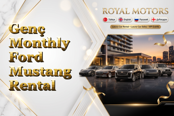 Genç Monthly Ford Mustang Rental