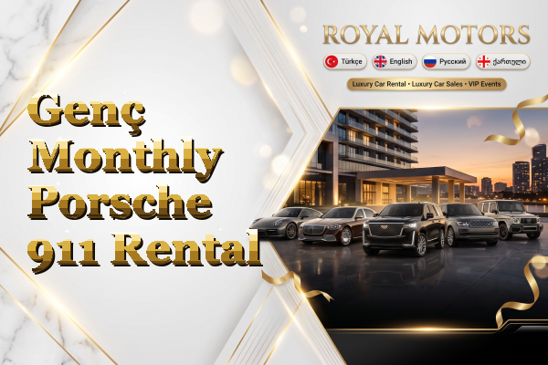 Genç Monthly Porsche 911 Rental