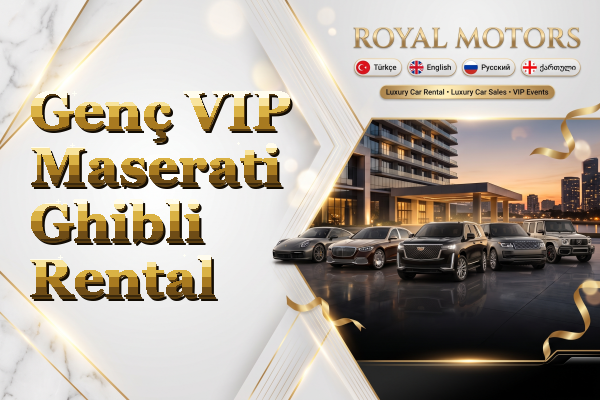 Genç VIP Maserati Ghibli Rental