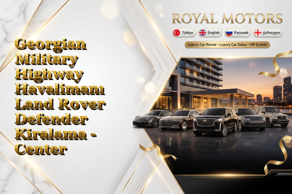 Georgian Military Highway Havalimanı Land Rover Defender Kiralama - Center