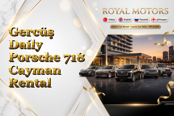 Gercüş Daily Porsche 718 Cayman Rental