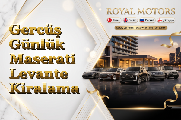 Gercüş Günlük Maserati Levante Kiralama