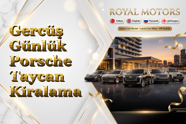 Gercüş Günlük Porsche Taycan Kiralama