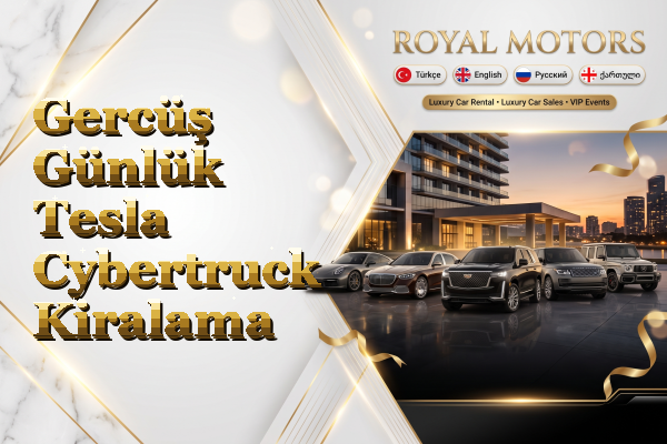 Gercüş Günlük Tesla Cybertruck Kiralama