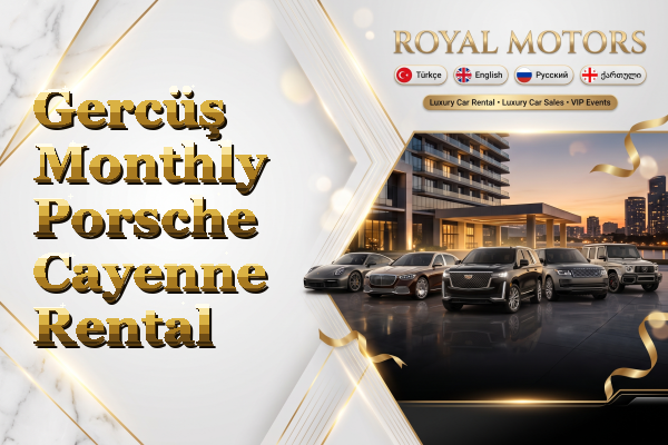 Gercüş Monthly Porsche Cayenne Rental