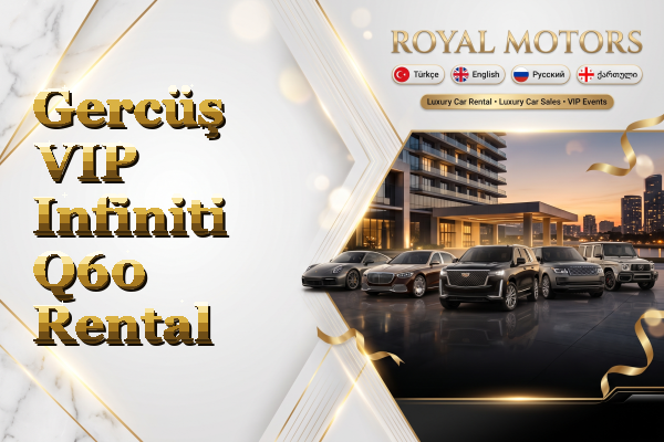 Gercüş VIP Infiniti Q60 Rental