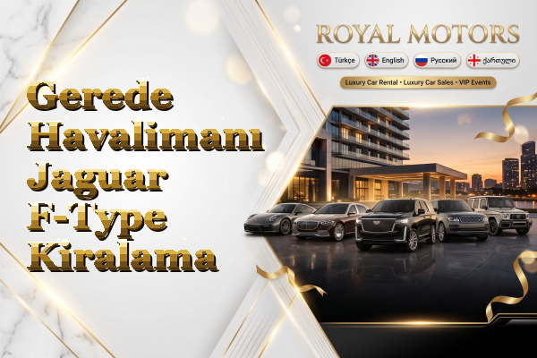 Gerede Havalimanı Jaguar F-Type Kiralama