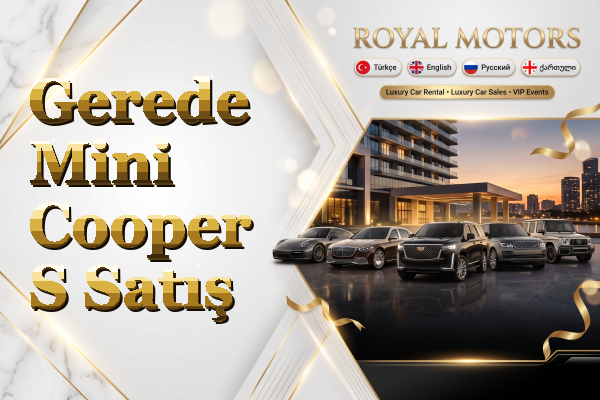 Gerede Mini Cooper S Satış